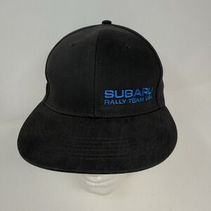 Subaru Rally‎ Team USA Hat Cap Embroidered Adjustable Strap Back Gray